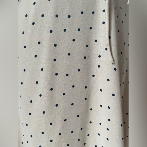 Showpo Cream & Navy Polka Dot Dress - Picture 7 of 7